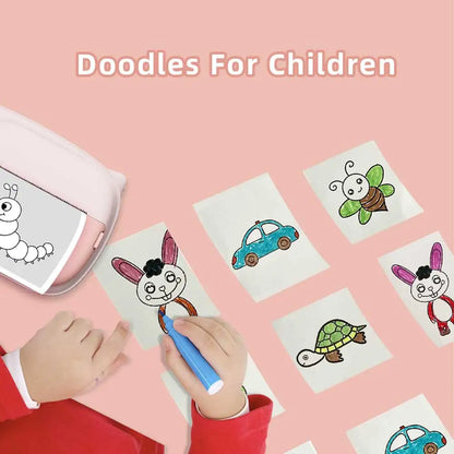 1080P HD Mini Camera Kids' Selfie Toddler Child Camera with Video Feature Print Style for Child's Birthday Gift