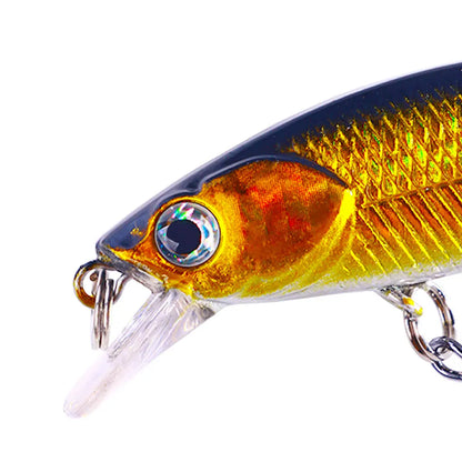 Hengjia Artificial Minnow Lure Hard Fishing Bait 69mm 5g 10 Colors Floating Lures Pesca Swimbait for Casting