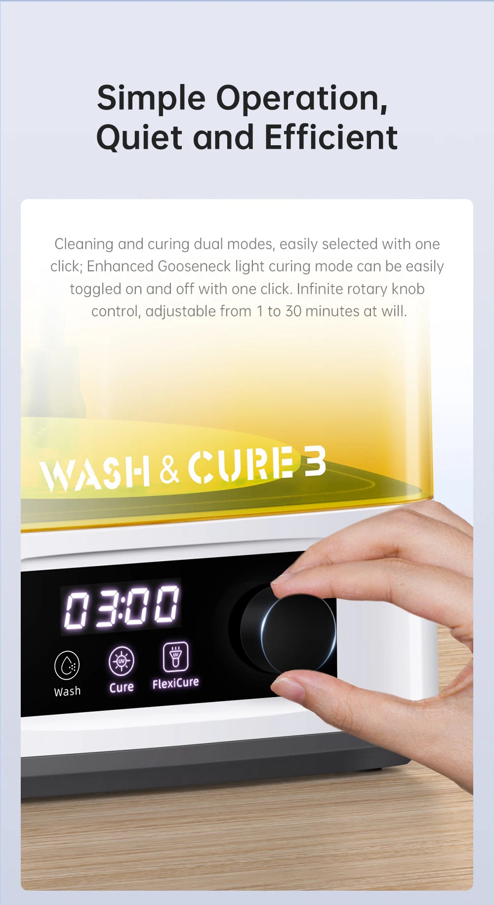 Anycubic Wash&Cure 3.0 Machine New Product for 3d Printer Cure Models