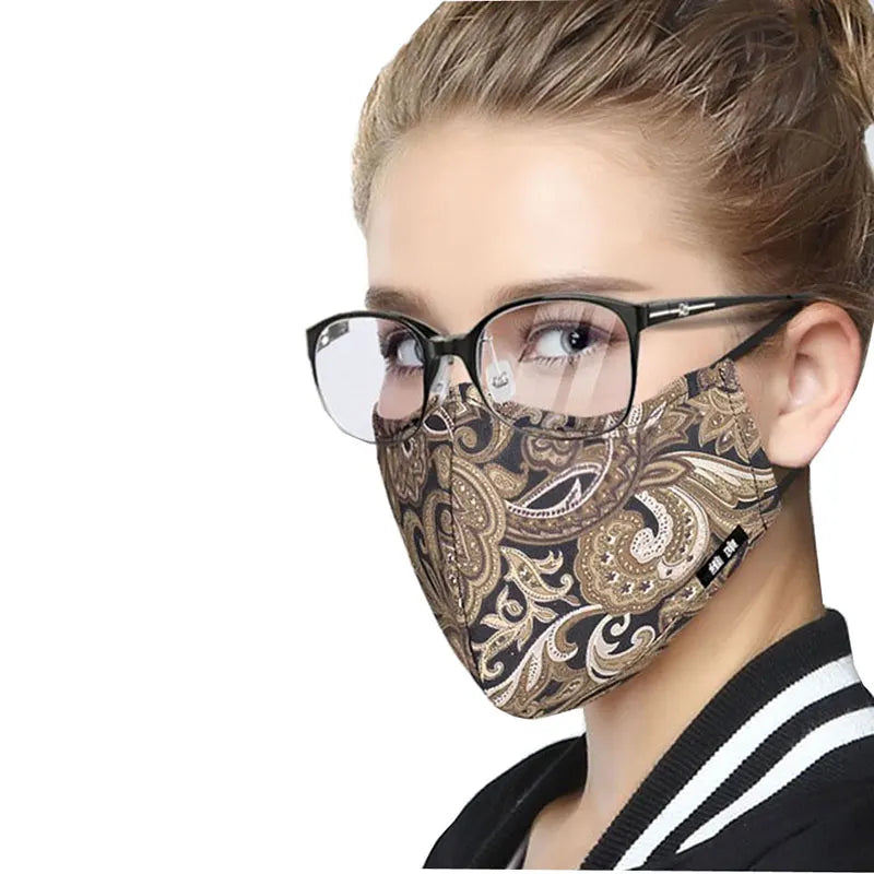 Korean Cotton Face Mask Anti-Dust Mask Respirator with Activated Carbon Filter Anti Dust Black Kpop Glasses Mask On The Mouth