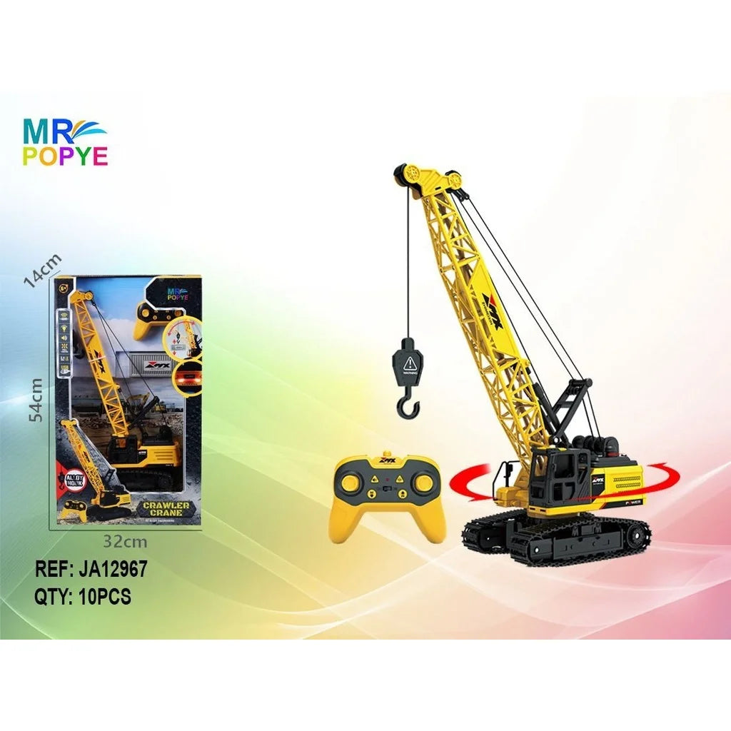 Children's Toy - Remote Control Crane (license plate) - Car Toys