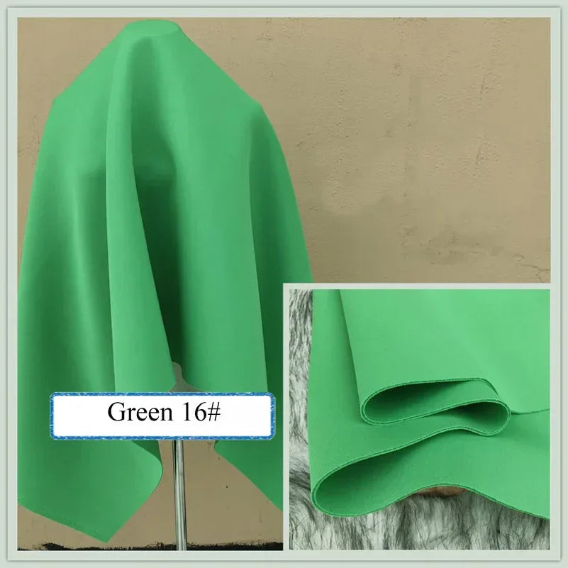 Stretch Spandex Knit Space Cotton Fabric Air Layer for Baseball Jacket Skirt Sewing DIY Face Mask Per Half Meter