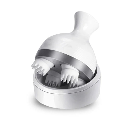 Head Scalp Massager Facial Vibrating Handheld with Timing Control and High Endurance