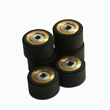 10pcs Pinch Roller Graphtec Skycut Printer Vinyl Cutter Cutting Plotter Roll 4x11x16mm Rubber Copper Core Press Paper Wheel