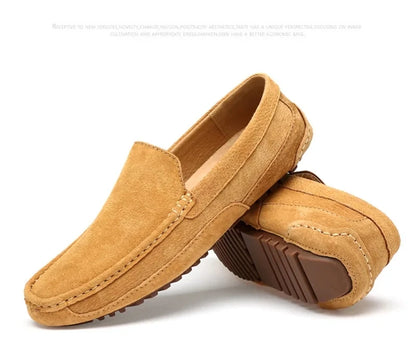 Leather Man Loafers Luxury 2026 Casual Shoes for Men Boat Sneakers Handmade Slip on Driving Shoes Male Moccasins Zapatos