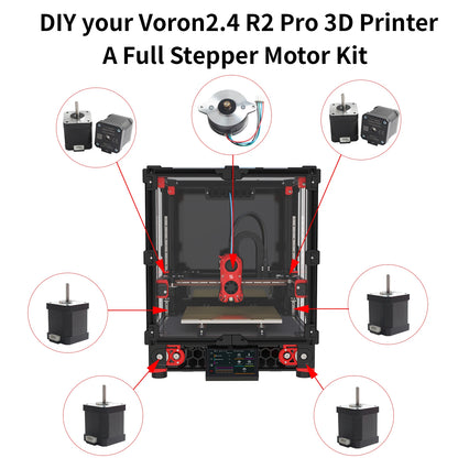 FYSETC Voron V2.4 R2 Pro Motor Kits High Quality 3d Ptinter Motor High Temperature Resistance for VORON 2.4