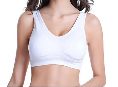 Bras Women Sexy Seamless Bra U Type Backless Bra Gym Running Push Up Bralette Padded Brassiere Women Fitness Sports Bra