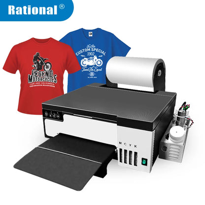 DTF Inkjet Printer A4 Size Start Kit DTF Printer Full Set Machine Heat Transfer XP600 DTF Printer With Materials