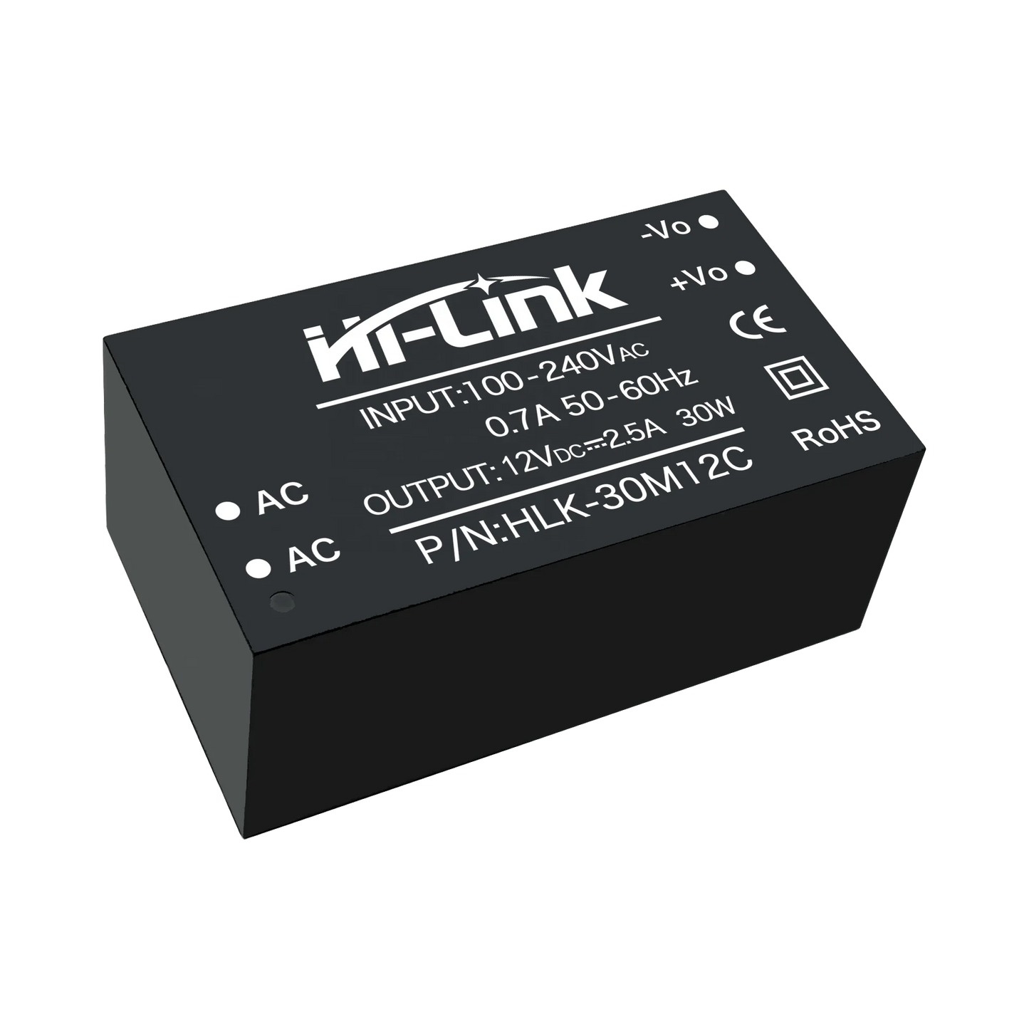 30M12C 30M15C 30M24C 30W Power Moduleto 12V 24V 2.5A 1250mA Output Power Supply Module PCB Transformer Input Voltage 85~265Vac