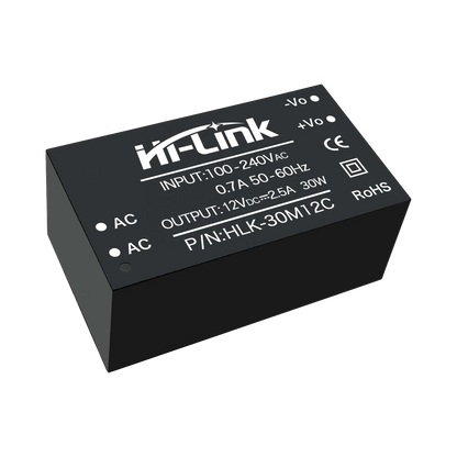 30M12C 30M15C 30M24C 30W Power Moduleto 12V 24V 2.5A 1250mA Output Power Supply Module PCB Transformer Input Voltage 85~265Vac