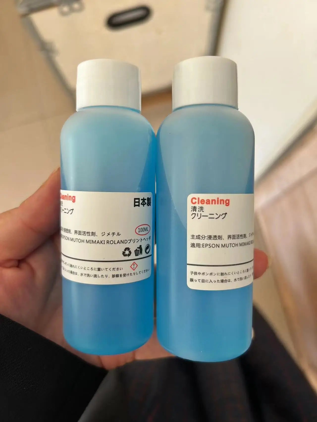 100ML DTF DTG Inkjet Printer Blue Cleaning Solution Dtf Liquid for 1390 DX5 DX7 XP600 L1800 L8050 4720 I1600 I3200 Printhead