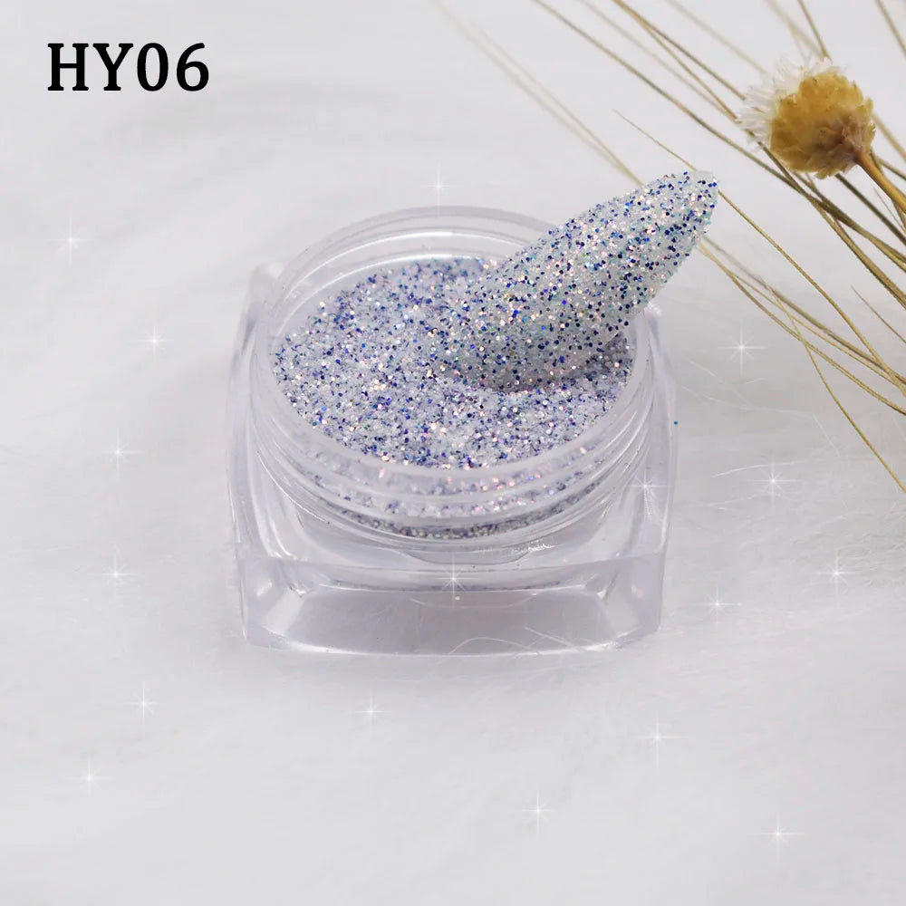 Prime Quality Wholesale PET Glitter Shapes Holographic or Iridescent Chunky Mixes Hexagon Glitter