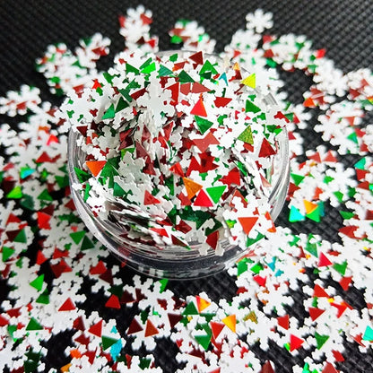2 oz Hexagon Large Chunky Glitter Set Snowball Cosmetics Make up Nail  Crafts Shaker Bottle Free Shipping US Stock