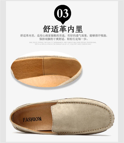 Suede Leather Man Loafers Luxury 2021 Casual Shoes For Men Boat Shoes Handmade Men Slipon Driving Shoes Male Moccasins Zapatos99