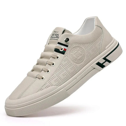 New Arrival Men's Casual Sports Shoes Comfortable Breathable Fashion Design with Genuine Leather Lining PVC Insole Walk Style