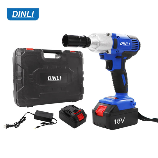 18V Cordless Lithium Impact Wrench Power Drill for Car Repair with Brush Motor Tool for Efficient Work by PDG ibma