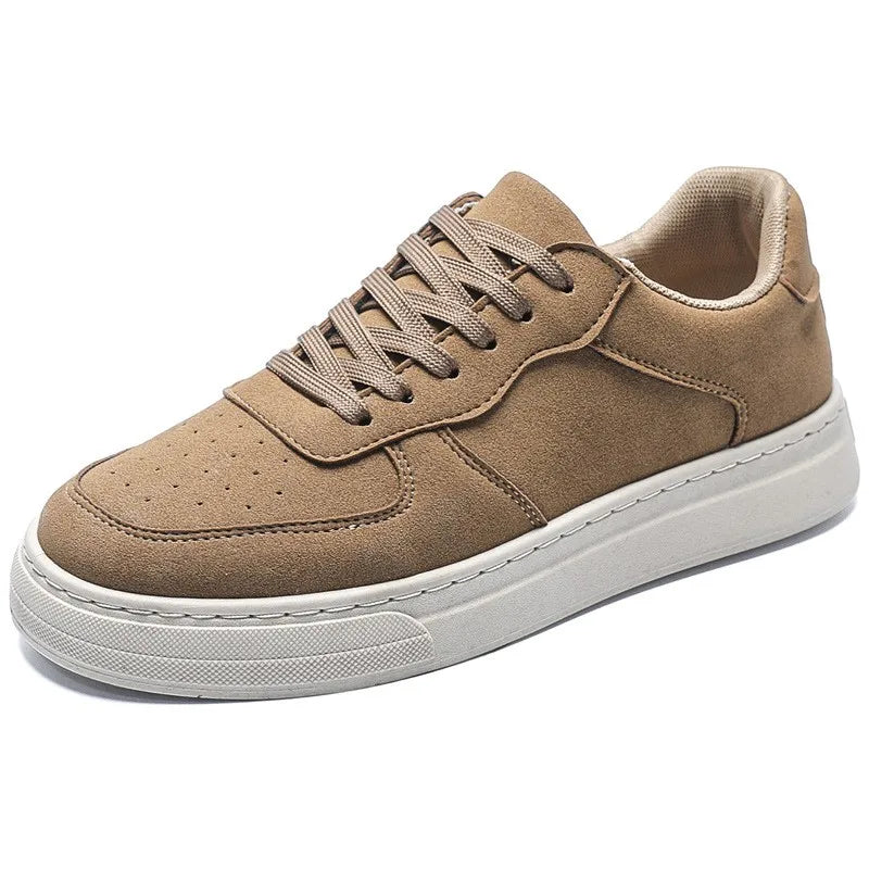 New Breathable Little White Shoes Men's Trend Everything Inside Heightener Sports Shoes Casual Running Daddy Shoes