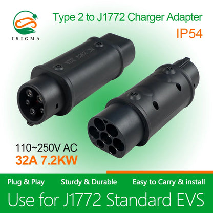 Ev Charger Charging Adapter SAE J1772 IEC 62196 CCS CCS1 CCS2 Type 1 GBT Type 2 Ccs to Gbt Adapter