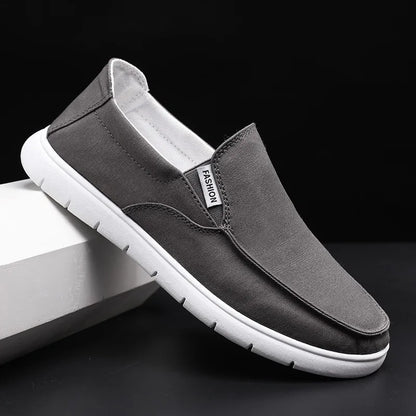 Canvas Shoes, Men's Shoes, Summer New Breathable Fitting Shoes, Men's Trend Versatile Casual Flat Shoes, Men's Casual Shoes