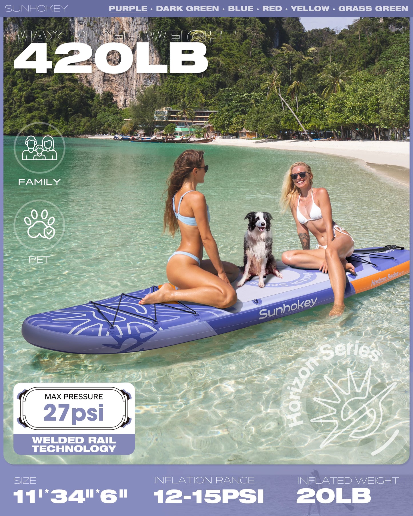 EU Warehouse in Stock sup Board Free Shipping Tabla De Paddle Surf Inflatable Stand up Paddle Board Purple Surfboard for Unisex
