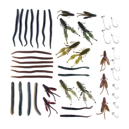 High Quality  Fishing Lures Soft Lure Fishing Combo Set