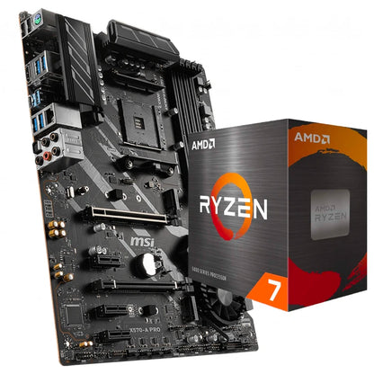 Used MSI X570-A PRO GAMING Motherboard with AMD Ryzen 5 7 5600G 5600X 5700G 5800X 5900X  5950X Desktop Processor