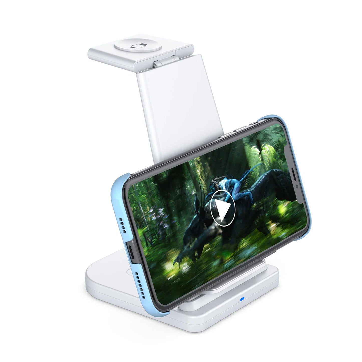 Foldable Wireless Charger PD QC3.0 10W 5V/3A Output Custom 3-in-1 Fast Charging for Phones Watch Earphones Dropshipping