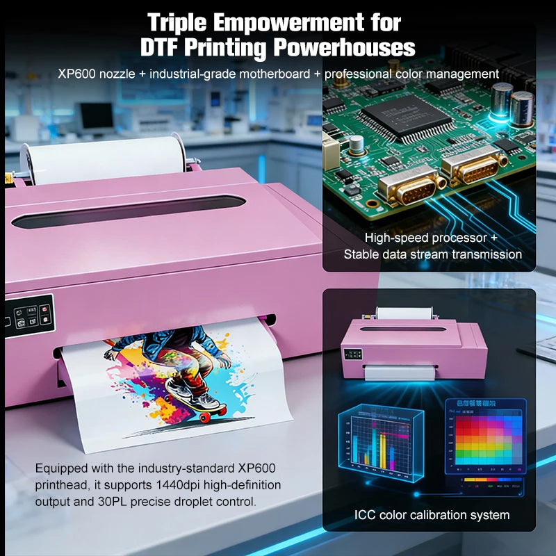 US Local Stock 13 Inch XP600 Head Inkjet DTF Printer Heat Transfer T-shirt Printing Machine for Small Business Print Store
