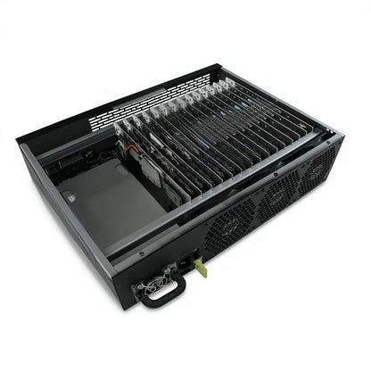 Professional P30 Phone Farm Box 4U Rackmount Server Chassis Metal ATX Power Supply 20/30 Ports USB 2.0 Hub App Testing with Fan