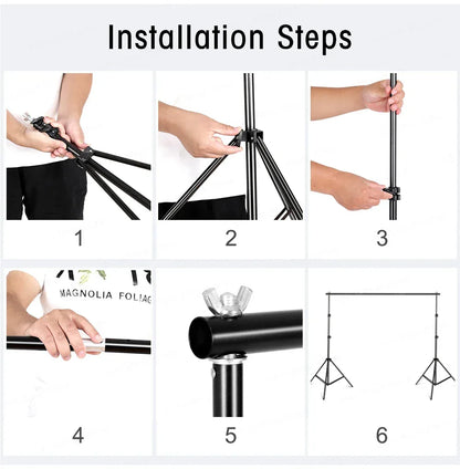 Photography Lighting Kit 2x3M Photo Background Backdrops Soft Umbrella Softbox Light Stand  Portable Bag For Photo Studio Shoot
