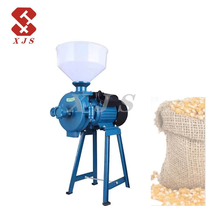 Small Flour Mill Multi Function Dry Wet Corn Mill Grinder Machine for Sale