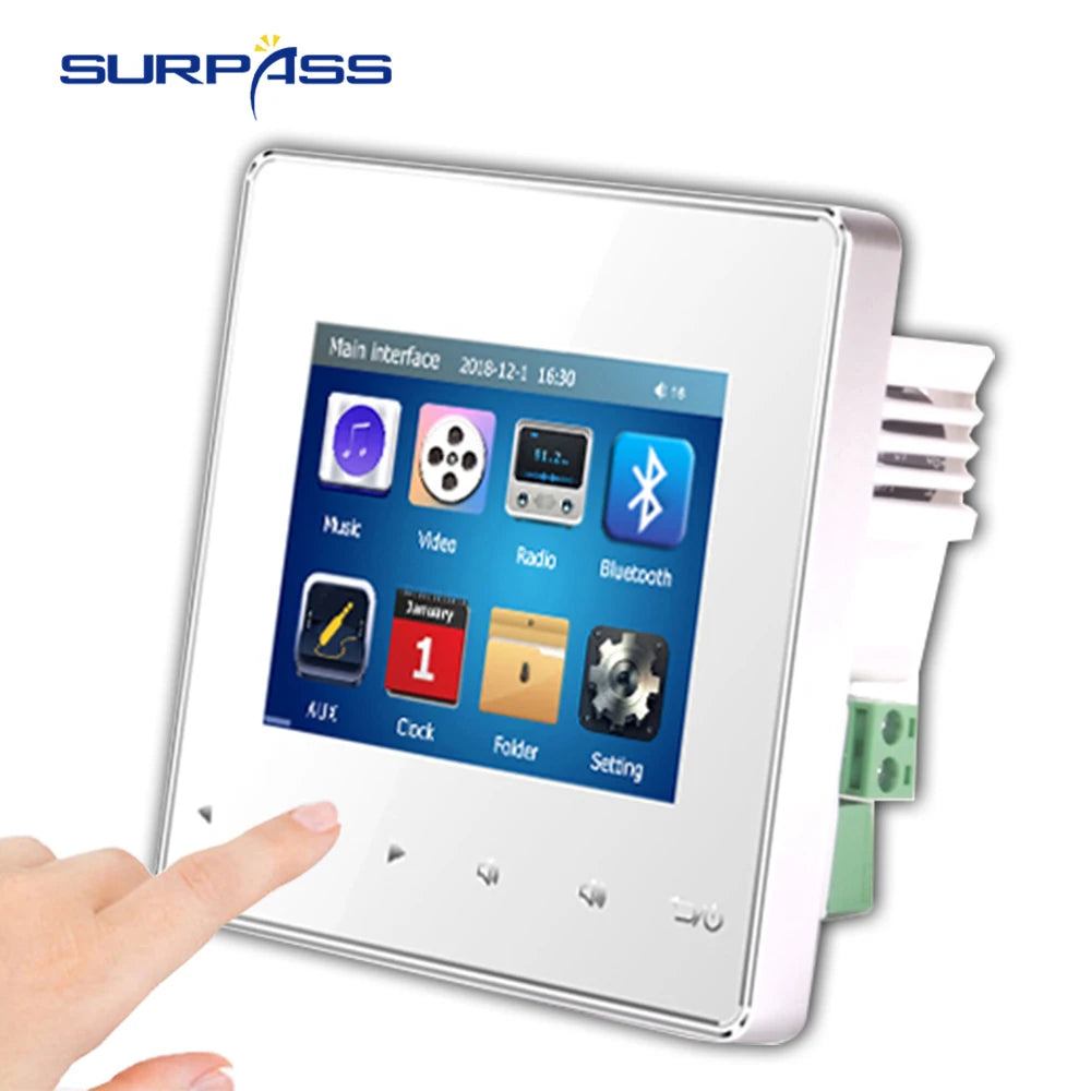 SP-PW225A  SURPASS Audio  Hotel HiFi Music Mini on Wall Installation Class D Amplifier Smart Home Pro Audio