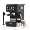 Commercial Semi-Automatic Electric Espresso Coffee Machine Brew System White Color 120V/220V Household Use Complete Accessories