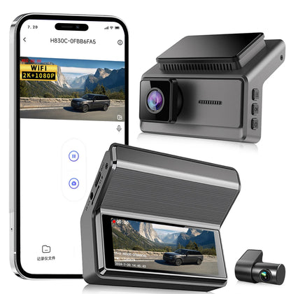 High Definition Night Vision Dual Lens Dashcam in Car Black Box Dual Lens Dashcam