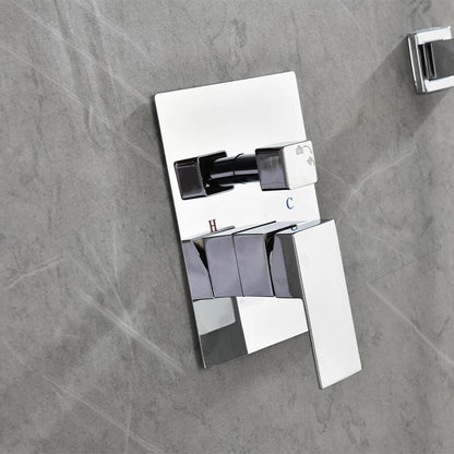 USA Free Drop Shipping America Ready Stock Shower Set System Bathroom Luxury Wall Mounted Faucet Kits 2024 Design Shower Head