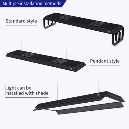 New Arrival P Series APP Control Sunset Sunrise Led Aquarium Light for Freshwater Aquatic Aquarium Aquascape tank Led Lights