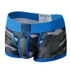 For Camouflage Print Color-Block Briefs Knitted Breathable Quick Dry Anti-Bacterial Low Rise Men's Underwear