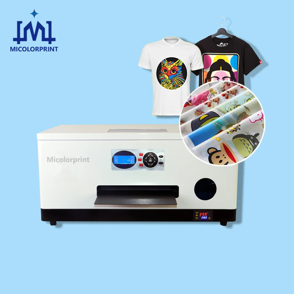 Micolorprint Thermal Transfer Pet Film Dtf Printer A3 Desktop Dtf Printer Print Anything