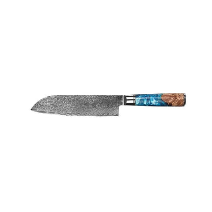 VG 10 Damascus Steel Kitchen Knife Set Household Knife Professional Chef's Knife With Stable Wooden Handle