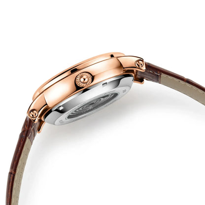 Tourbillon Watch for Men Mechanical Skeleton Mens Watches High Quality Luxury Engraved Vintage Moon Phase Leather Watch