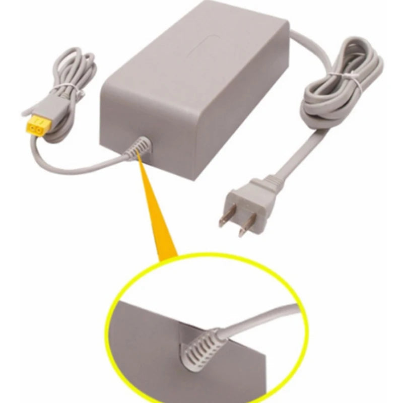 AC 100-240V Home Wall Power Supply for Nintend Wii U Gamepad Controller Joystick Replacement Charger Adapter US/EU Plug