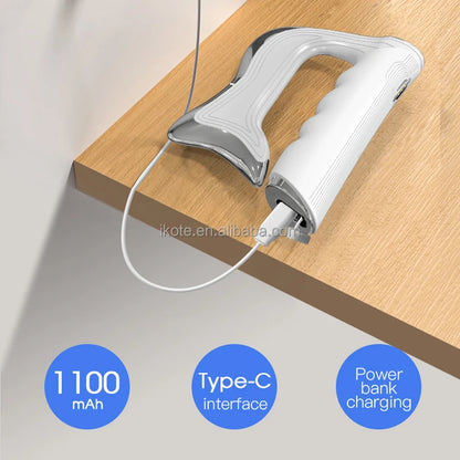 Rechargeable Handheld NMES Muscle Stimulator Full Body Massage Gun for Pain Relief With Ems Function