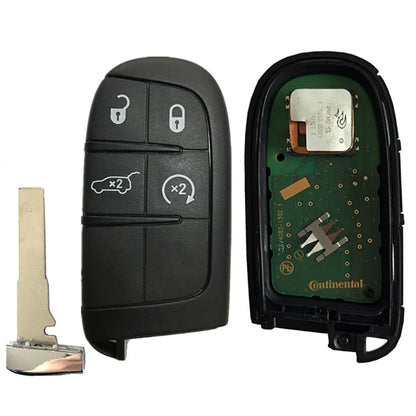 Original 2-Button Smart Keyless Remote Key for Jeep Compass M3N-40821302 433mhz PCF7953M 4A Chip Vehicle Key