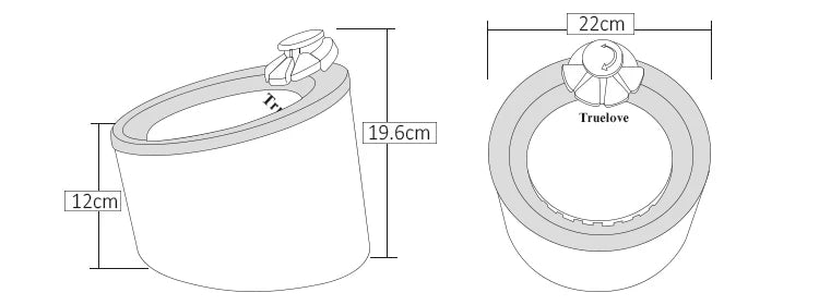 Truelove Pet Water Fountain Automatic Cat Water Fountain Electric Mute Water Feeder USB Dog Drinker Bowl Pet Drinking Dispenser
