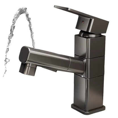 YaoPeng YP-K127 Modern Touchless Ceramic Valve Core Brass Deck Mounted 1-Handle Bathroom Basin Faucet Hot/Cold Water Mixer 306