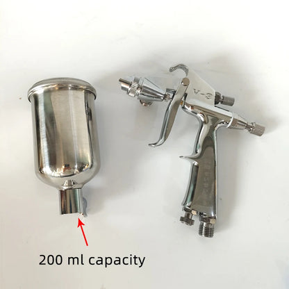 Small Caliber Paint Spray Gun V3 Pneumatic Spray Gun Arts and Crafts Spraying 0.5/0.8 Caliber Automotive Interior