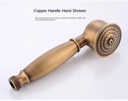 Modern European-Style Brass Bathroom Shower Suite Dual Handle Wall-Mounted Shower Faucet Slide Bar Ceramic Valve Core Rain Spray