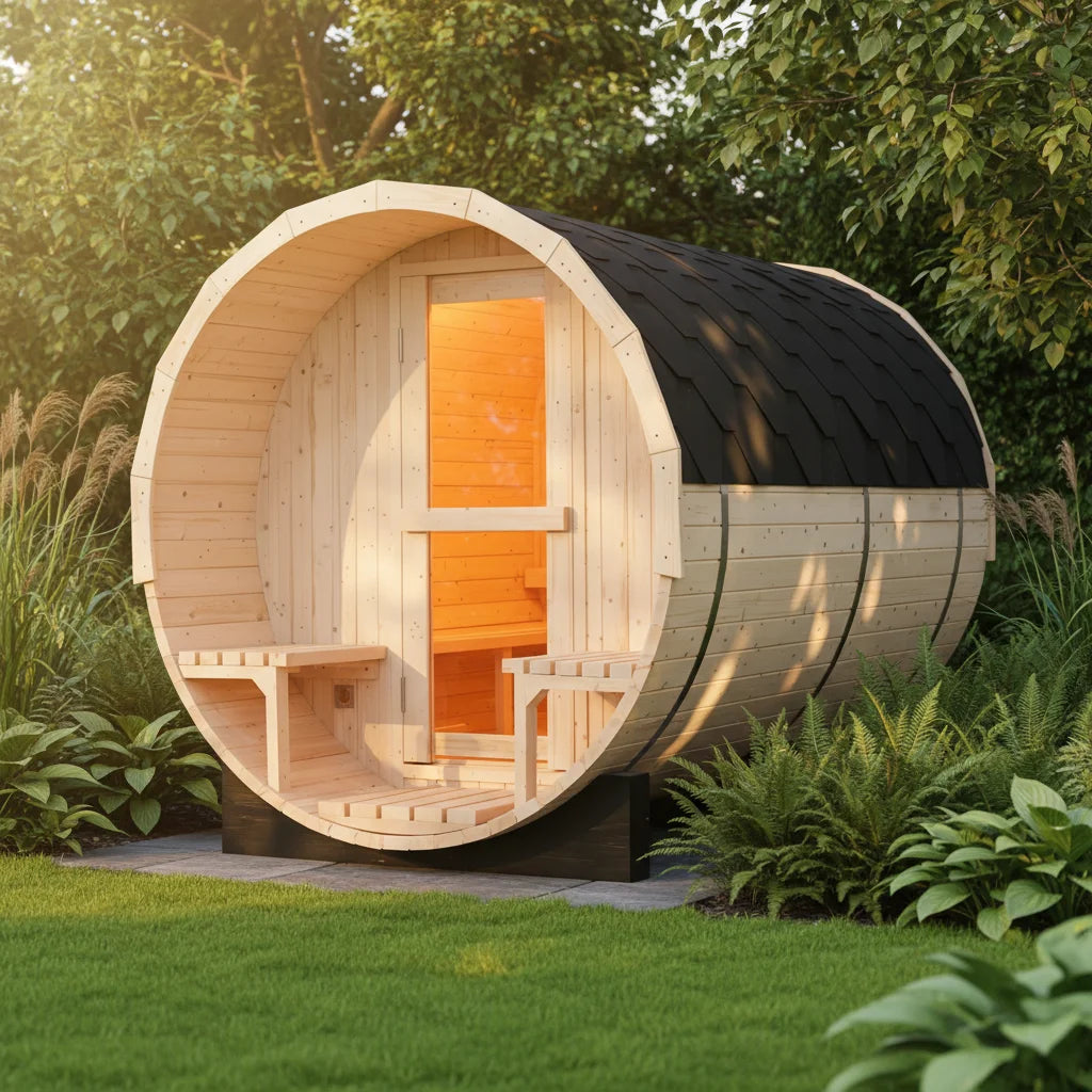 Transform Your Backyard Oasis: Luxury Modern Sauna, In-Stock & Ready to Install