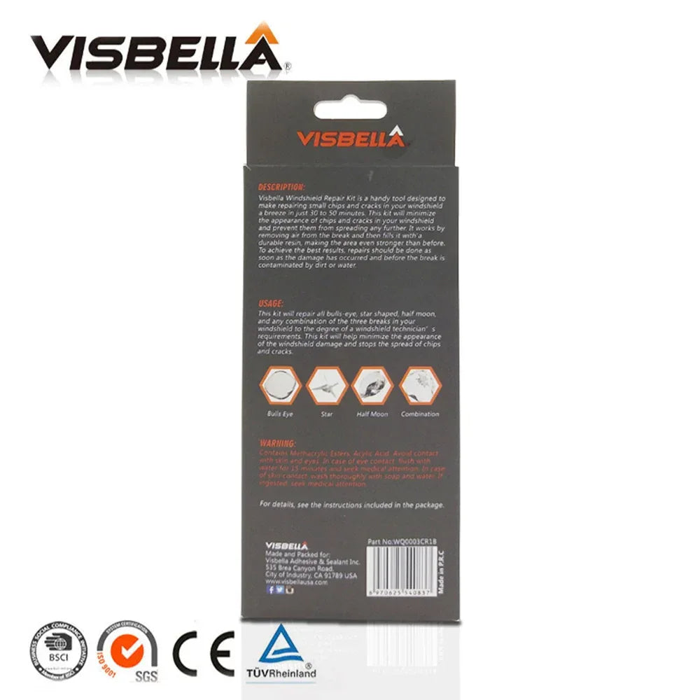 Car Windshield Repair Kit DIY Window Repair Tool Windscreen Glass Scratch Crack Restore Renewal Window Screen Polishing