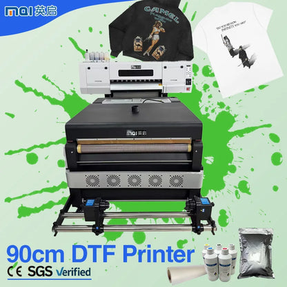 2025 Guangzhou Hot Sale 90cm DTF Printer with Epson L3200 1 Year Warranty Integrated High Demand Imaging Machine New Pigment